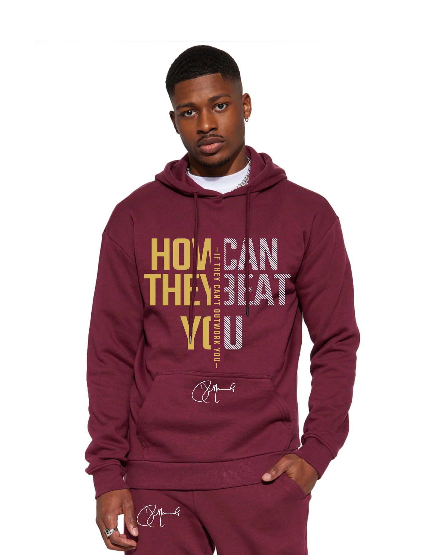 Burgundy Gym Set